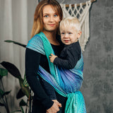 Peacock's Tail Fantasy Woven Wrap by LennyLamb LennyLamb