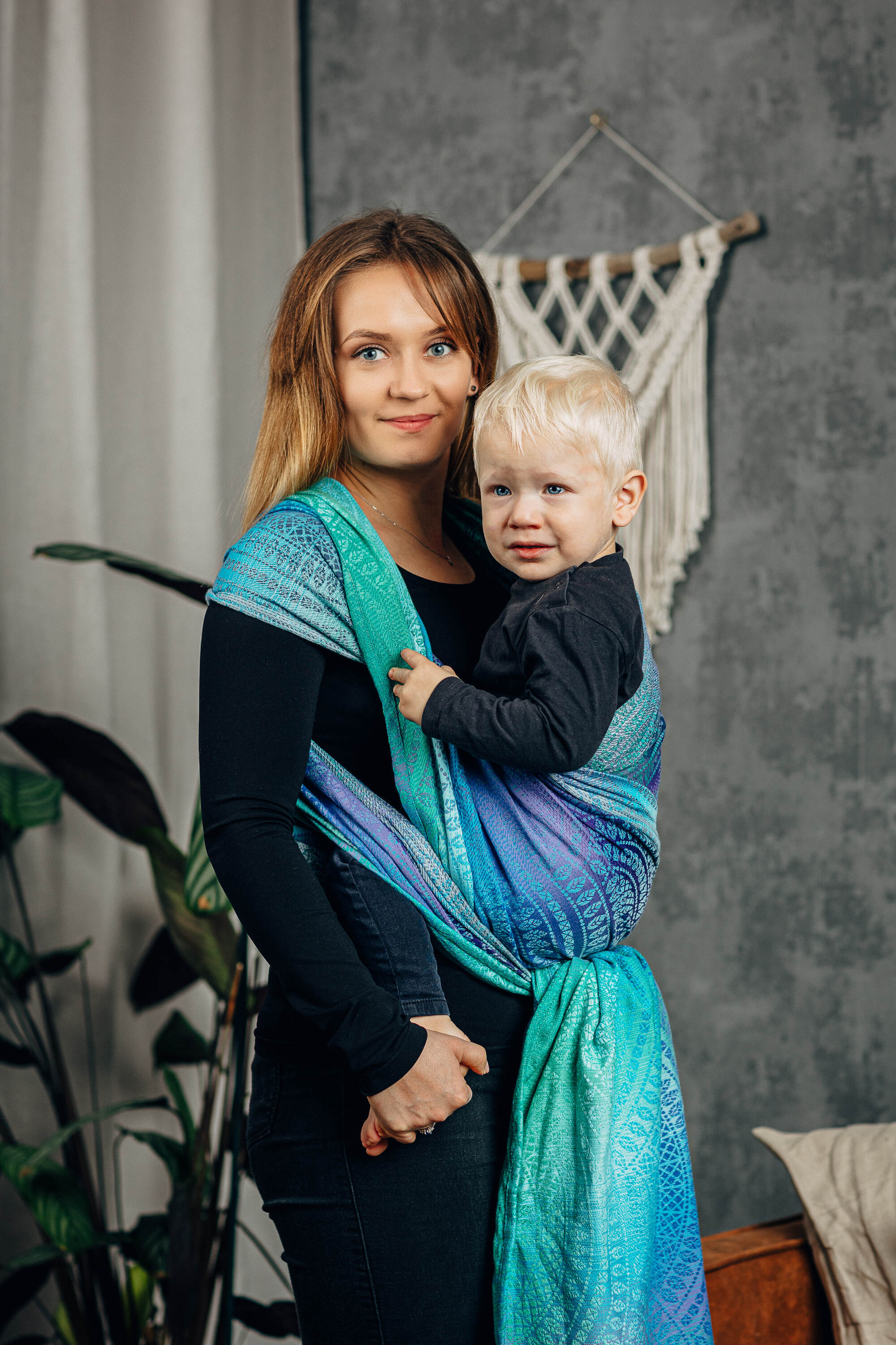 Peacock's Tail Fantasy Woven Wrap by LennyLamb LennyLamb
