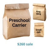 Loot Bag - Preschool Carrier & Ring Sling