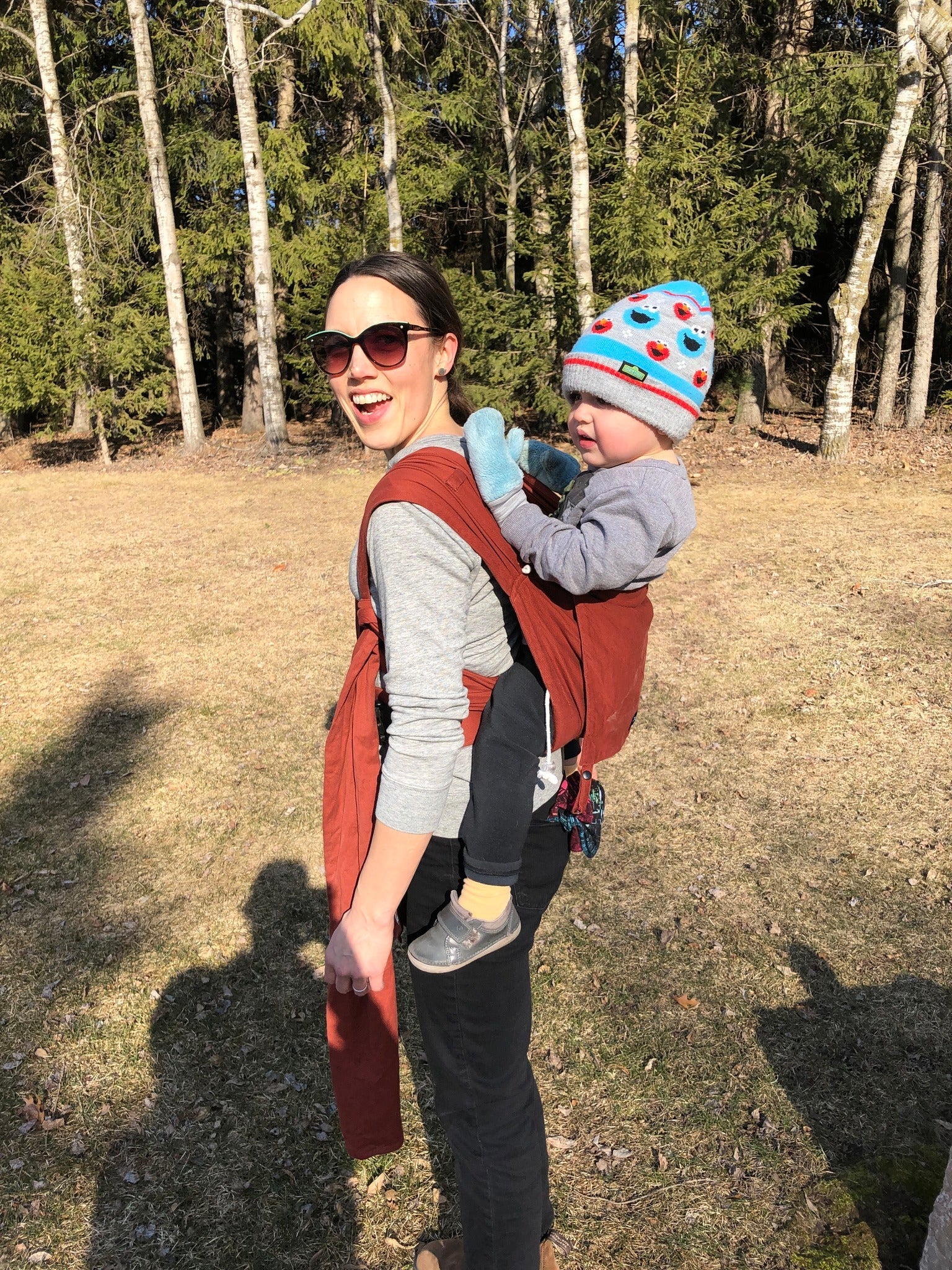 Rusty Red DidyKlick 4u Half Buckle by Didymos Didymos at Little Zen One