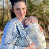 Jurassic Park Ice Desert Woven Wrap by LennyLamb LennyLamb at Little Zen One