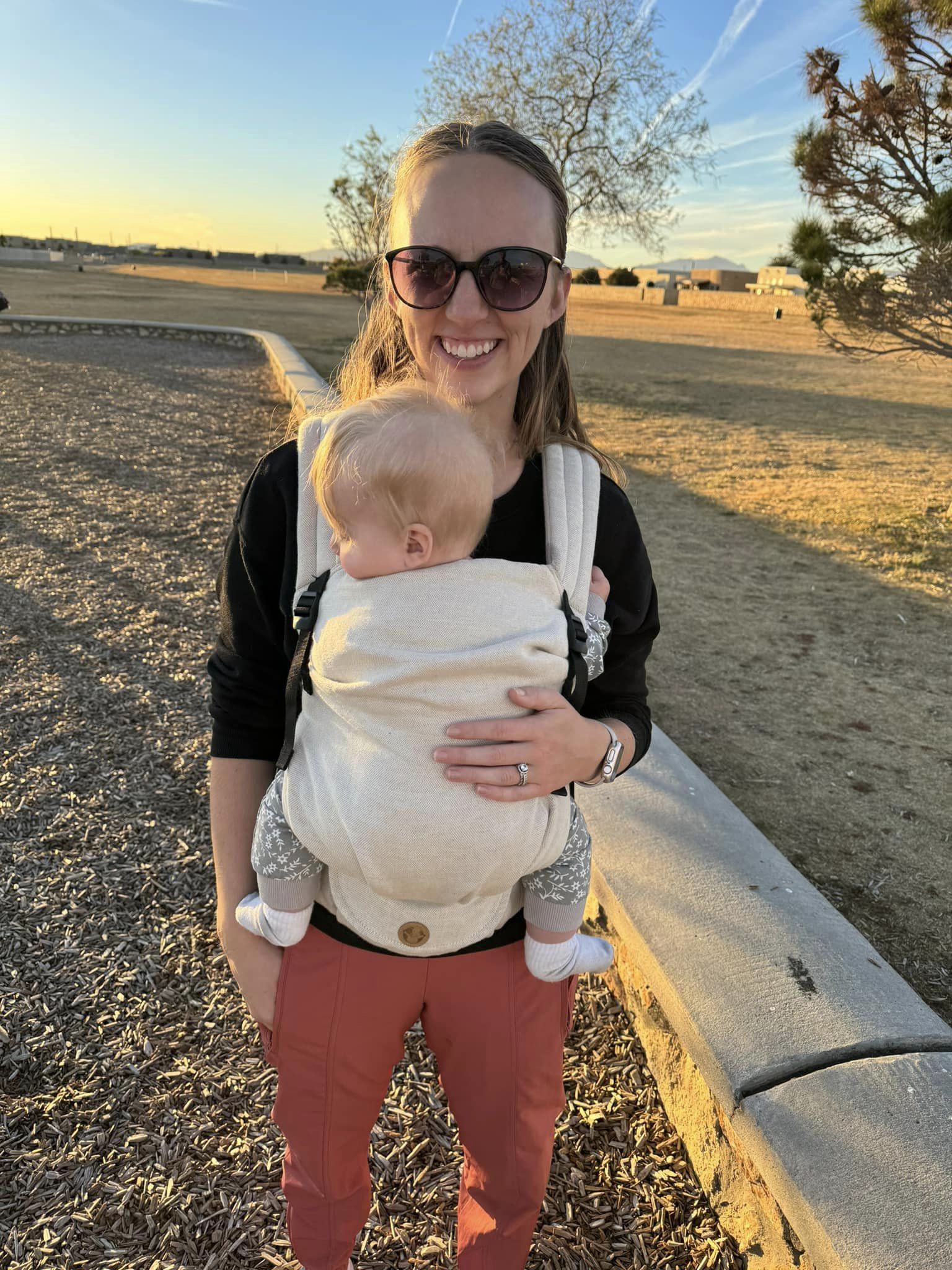 Linen LennyLight Baby Carrier by LennyLamb LennyLamb at Little Zen One