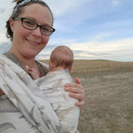 Jurassic Park Ice Desert Woven Wrap by LennyLamb LennyLamb at Little Zen One