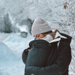 Mamalila Copenhagen Black Winter Maternity and Babywearing Coat Mamalila at Little Zen One