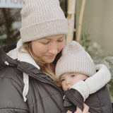 Mamalila Copenhagen Black Winter Maternity and Babywearing Coat Mamalila at Little Zen One