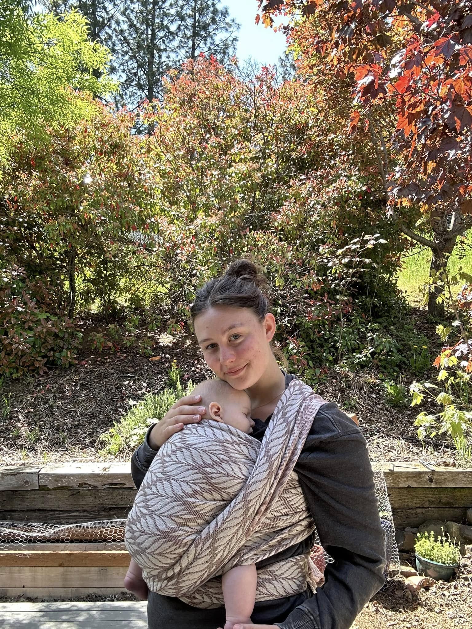 Trias Chai Cinnamon Woven Wrap by Didymos Didymos at Little Zen One