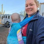 Starry Night Ocean Cairis Half Buckle by Oscha Oscha at Little Zen One