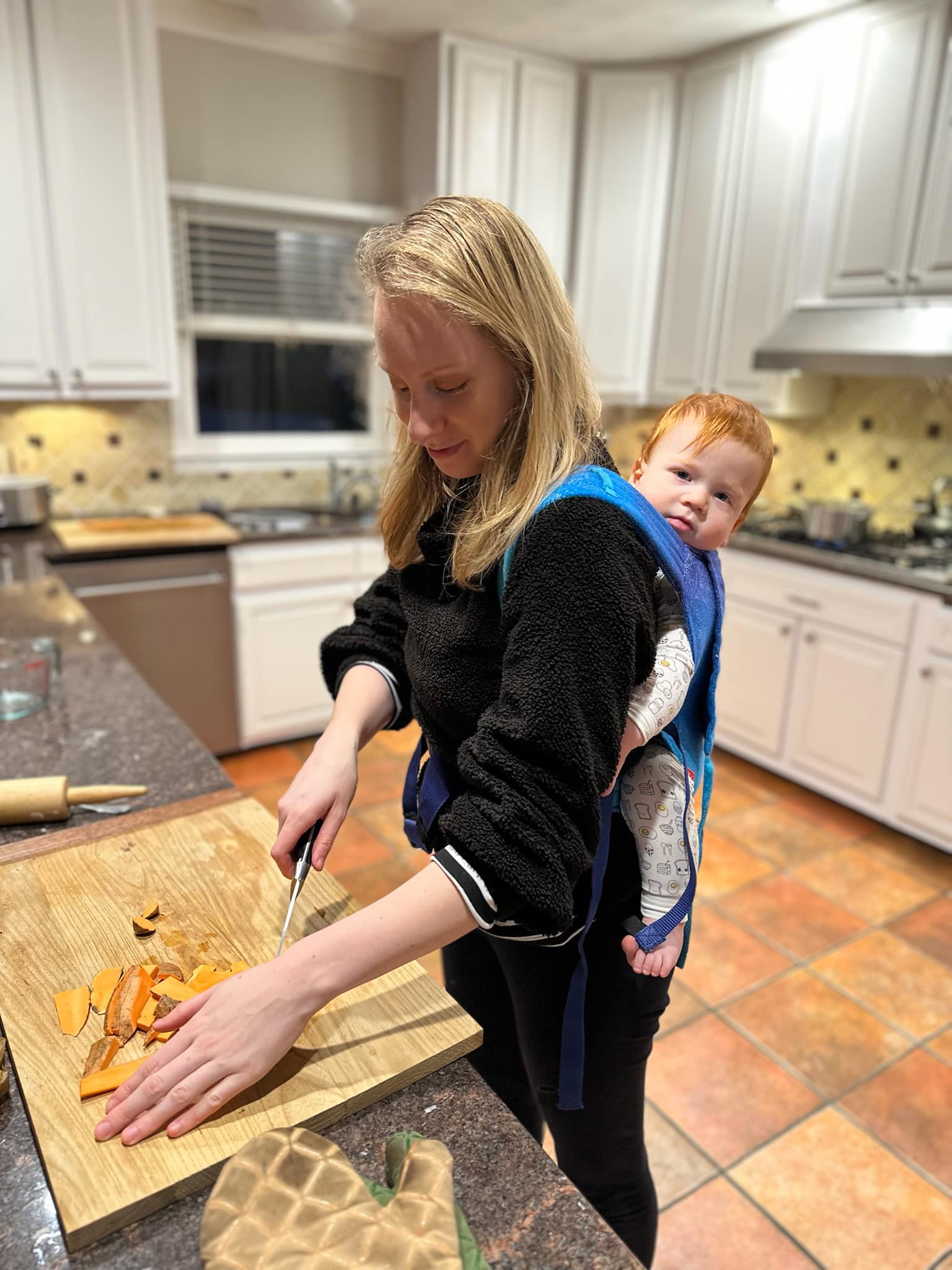 Starry Night Ocean Bairn Baby Carrier by Oscha Oscha at Little Zen One