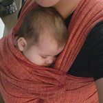 Prima Ruby Mandarine Woven Wrap by Didymos Didymos at Little Zen One