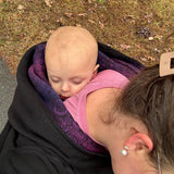 Babywearing Hoodie Wild Wine Bouquet by LennyLamb LennyLamb at Little Zen One