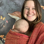 Prima Ruby Mandarine Woven Wrap by Didymos Didymos at Little Zen One