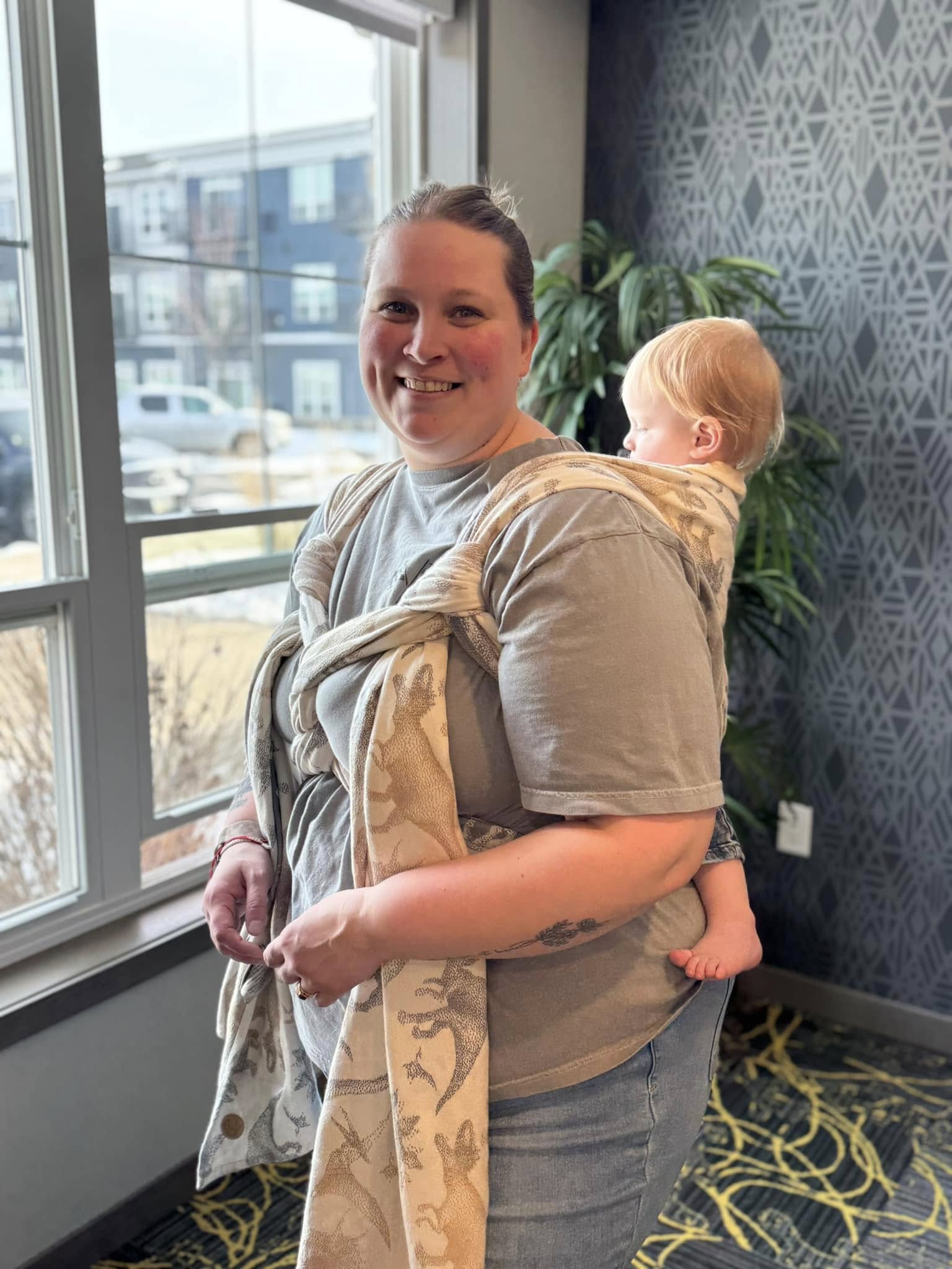 Jurassic Park Ice Desert Woven Wrap by LennyLamb LennyLamb at Little Zen One