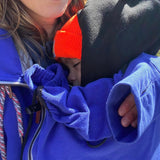 Angel Wings Babywearing Sweatshirt Cobalt Blue Angel Wings at Little Zen One