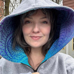 Babywearing Hoodie Peacock's Tail Fantasy by LennyLamb LennyLamb at Little Zen One