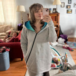 Babywearing Hoodie Peacock's Tail Fantasy by LennyLamb LennyLamb at Little Zen One