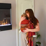 Tierra red Ring Sling by Girasol Girasol at Little Zen One
