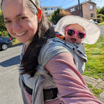 Silver Toddler Didyklick 4u Half Buckle by Didymos Didymos at Little Zen One