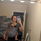 Doubleface Anthracite Toddler DidyKlick 4u Half Buckle by Didymos Didymos at Little Zen One