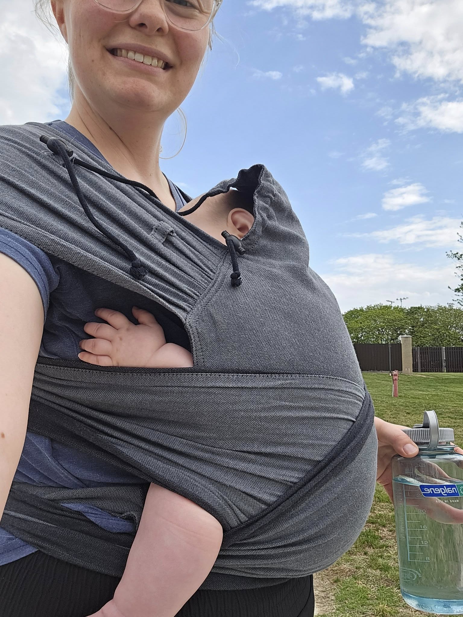 Doubleface Anthracite DidyTai Mei Tai by Didymos Didymos at Little Zen One