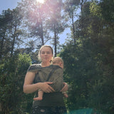 Blue Blossom Woven Wrap by Didymos Didymos at Little Zen One