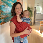 Prima Ruby Mandarine Woven Wrap by Didymos Didymos at Little Zen One