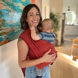 Prima Ruby Mandarine Woven Wrap by Didymos Didymos at Little Zen One
