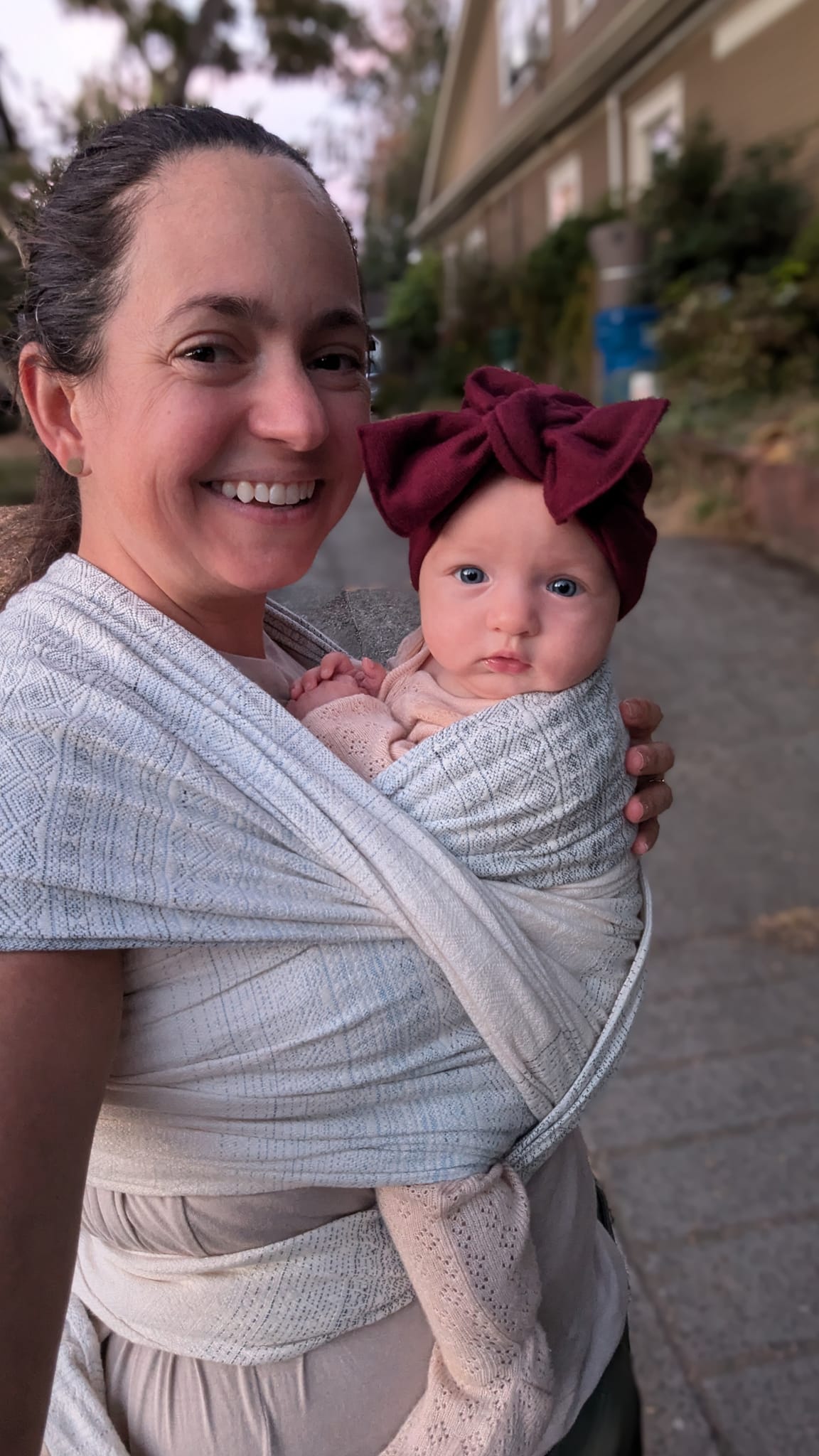 Prima Shades of Blue Tri-blend Woven Wrap by Didymos Didymos at Little Zen One