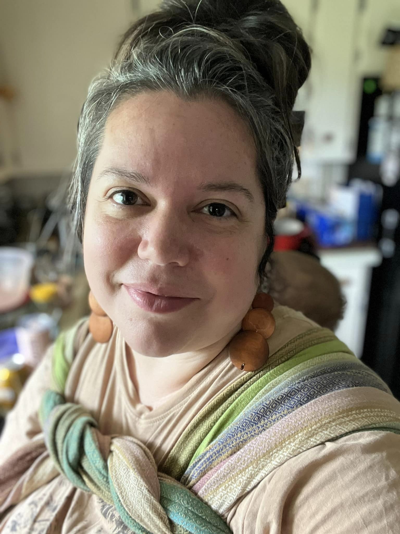 Rayos D'oro Woven Wrap by Girasol Girasol at Little Zen One