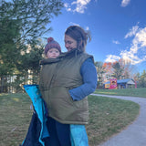 Mamalila Stockholm Khaki Unisex Babywearing Vest Mamalila at Little Zen One