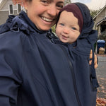 Mamalila Allrounder Navy Softshell Maternity and Babywearing Jacket Mamalila at Little Zen One