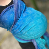 Starry Night Ocean Woven Wrap by Oscha Oscha at Little Zen One