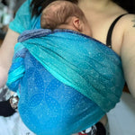 Starry Night Ocean Woven Wrap by Oscha Oscha at Little Zen One
