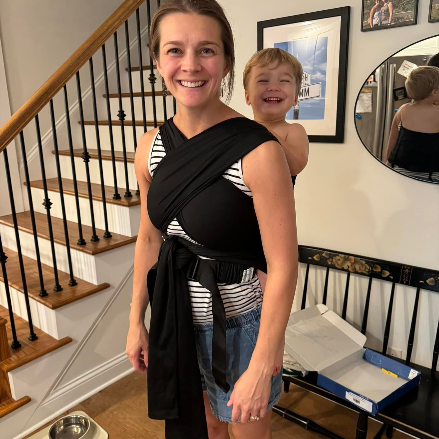 Night Fury Everyday Half Buckle Baby Carrier by Beachfront Baby Beachfront Baby at Little Zen One