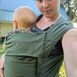Olive Everyday Half Buckle Baby Carrier by Beachfront Baby Beachfront Baby at Little Zen One