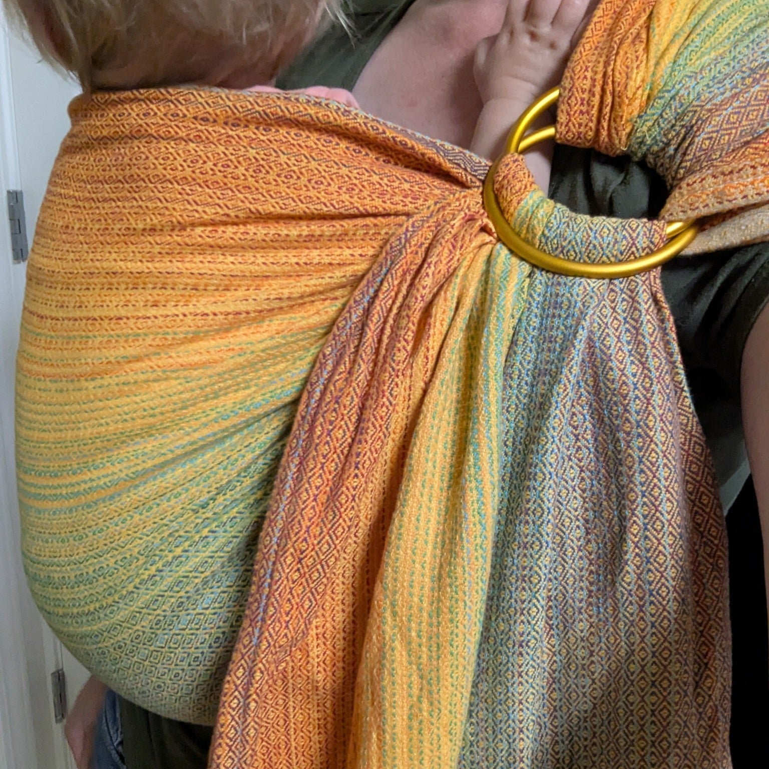 Free Elf fusion d'oro Double Weft Ring Sling by Girasol Girasol at Little Zen One