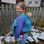 Mystic Petrol 1975 Woven Wrap by Didymos Didymos at Little Zen One