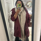 Mamalila Berlin Berry Coat for Maternity + Babywearing Mamalila at Little Zen One