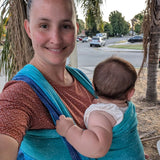 Starry Night Ocean Woven Wrap by Oscha Oscha at Little Zen One