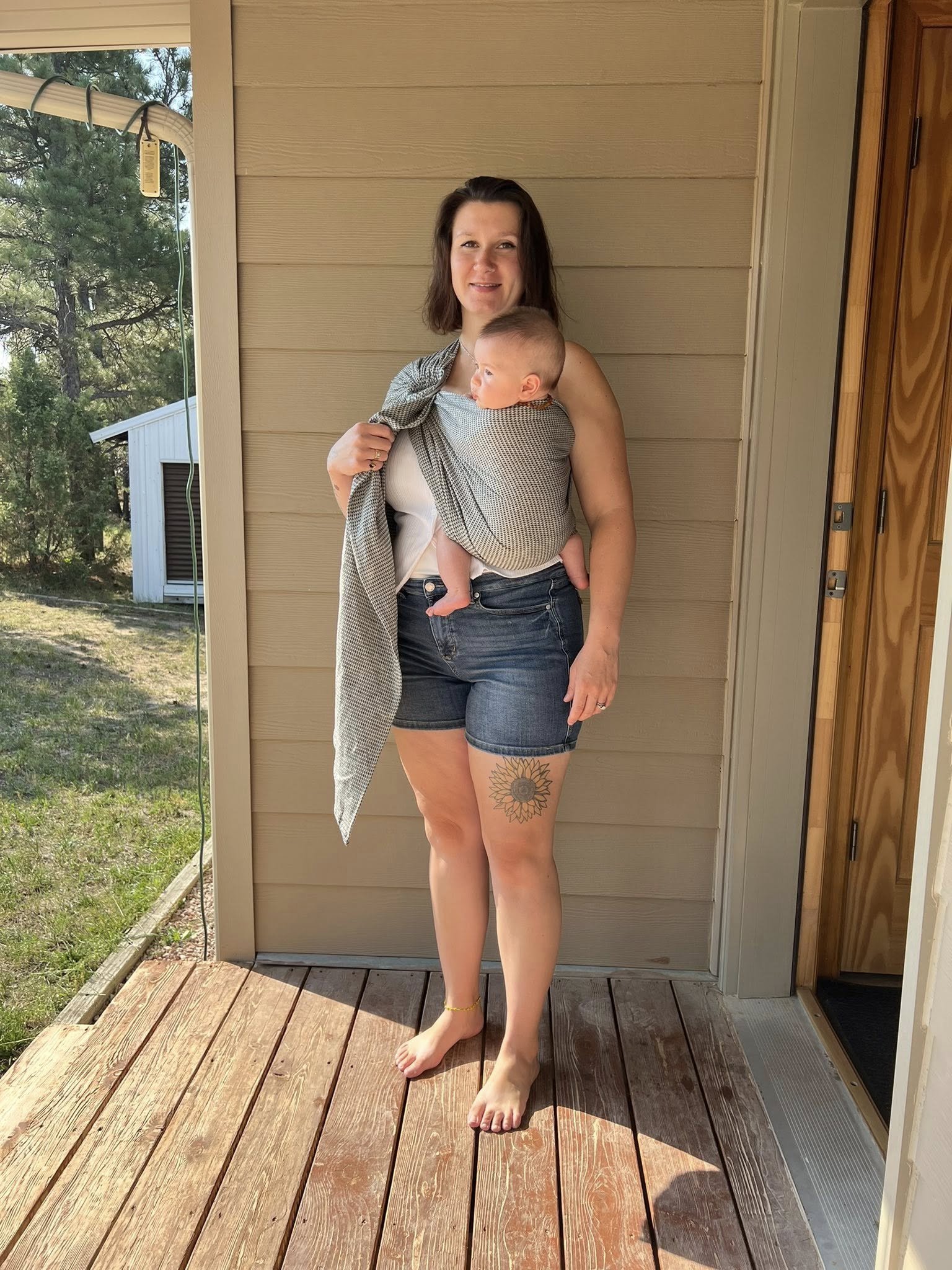 Pique Monochrome DidySling Ring Sling by Didymos Didymos at Little Zen One