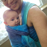 Starry Night Ocean Woven Wrap by Oscha Oscha at Little Zen One