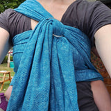 Mystic Petrol 1975 Woven Wrap by Didymos Didymos at Little Zen One