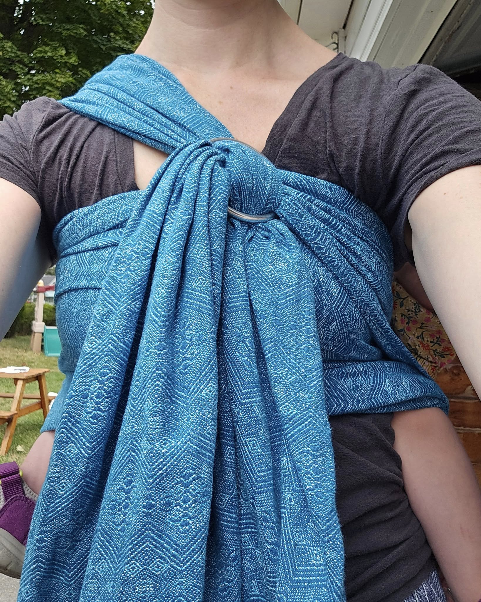 Mystic Petrol 1975 Woven Wrap by Didymos Didymos at Little Zen One