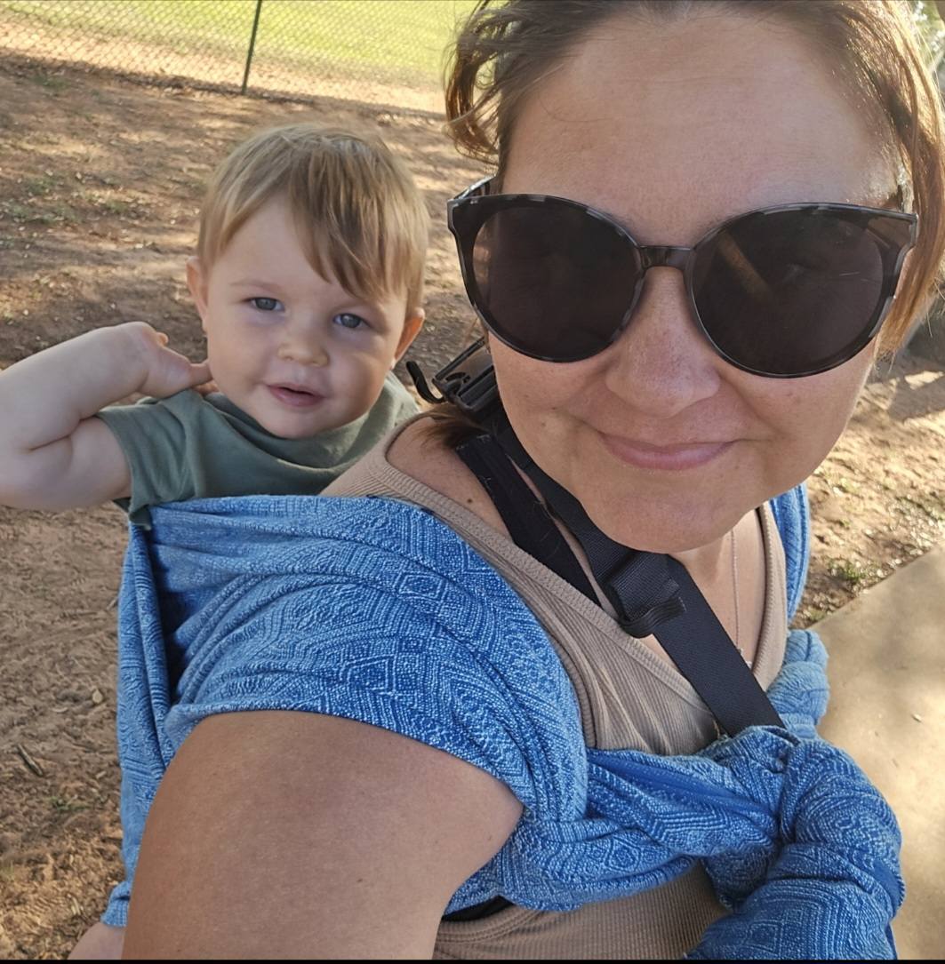 Mystic Petrol 1975 Woven Wrap by Didymos Didymos at Little Zen One