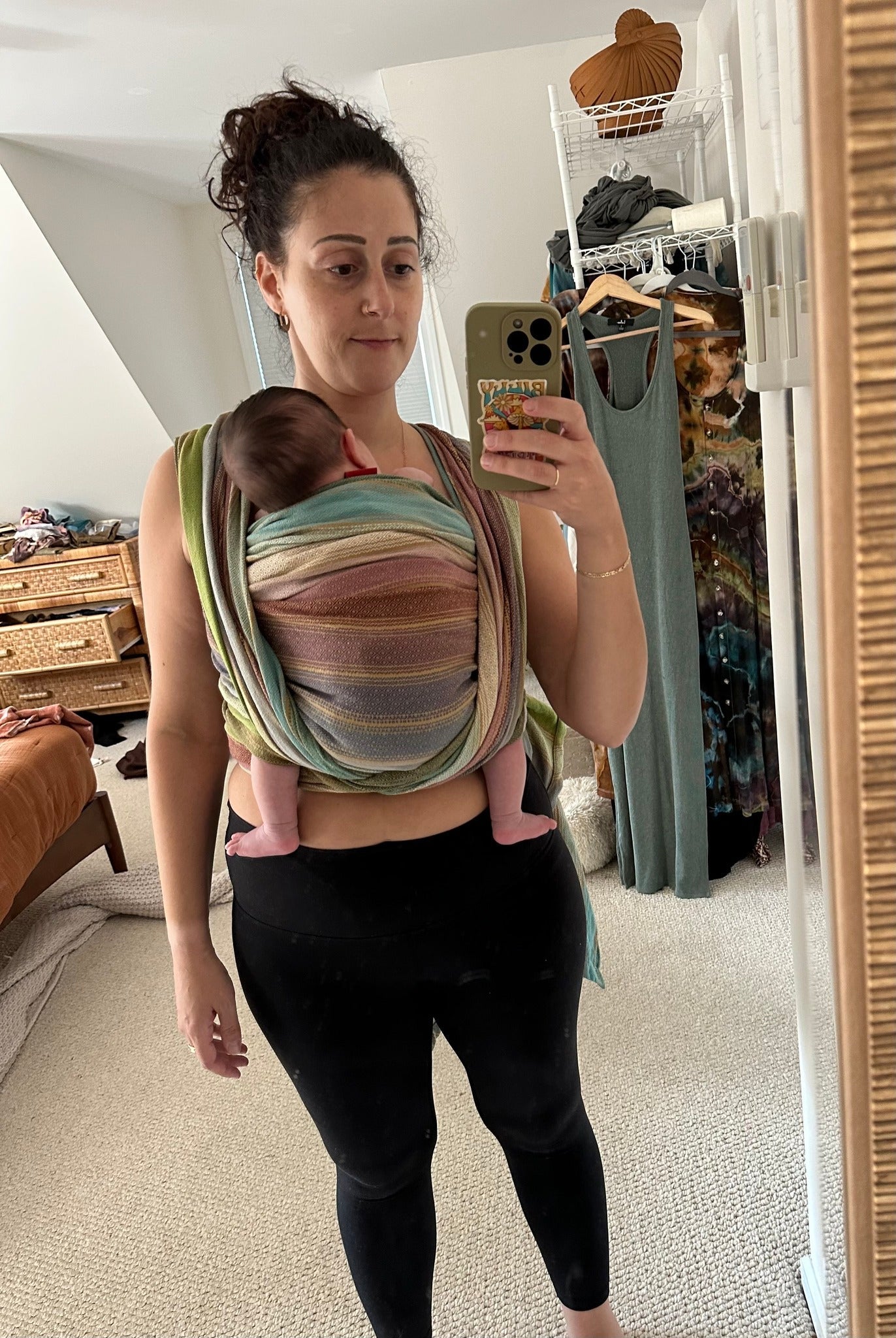 Rayos D'oro Woven Wrap by Girasol Girasol at Little Zen One