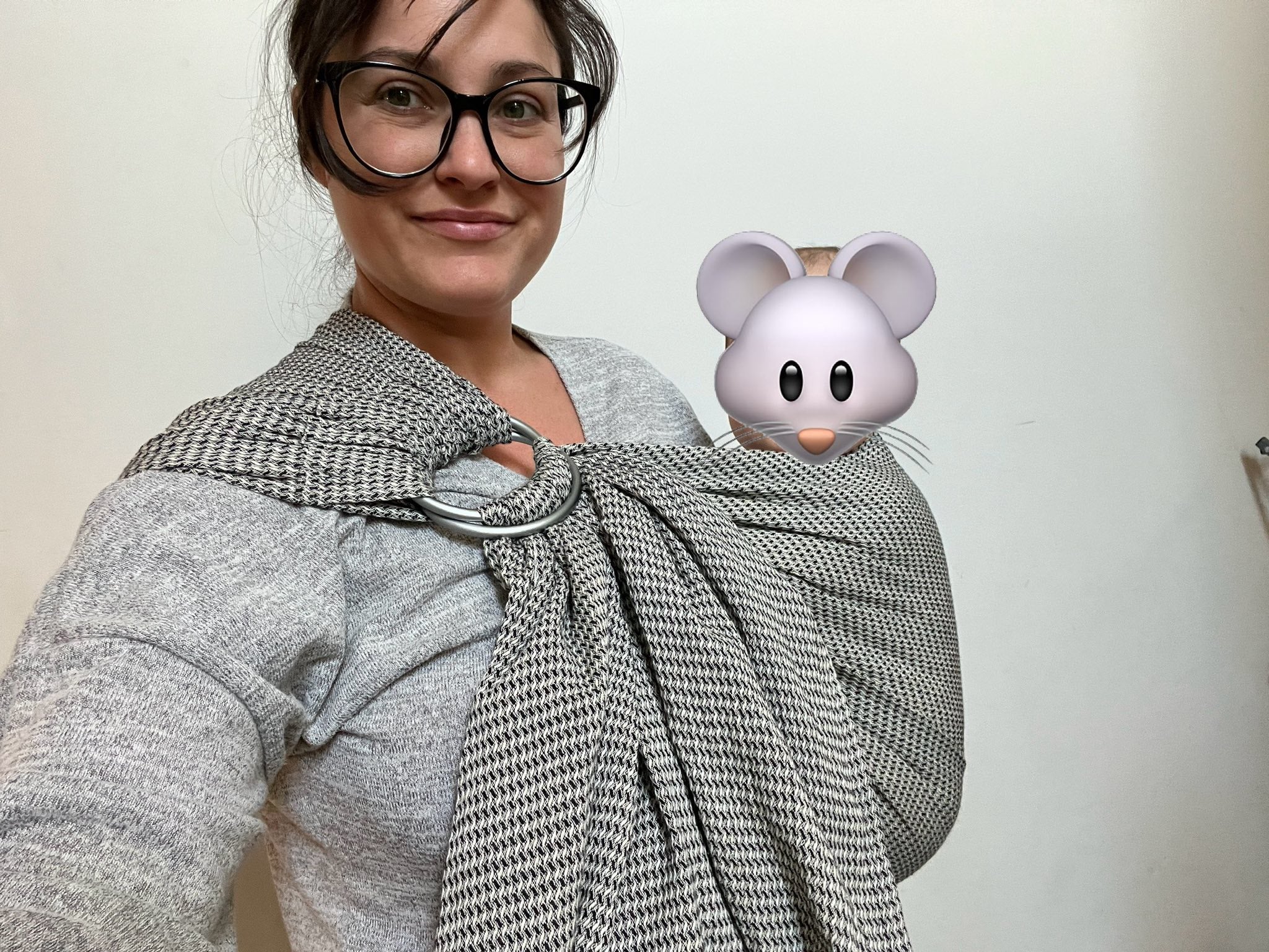 Pique Monochrome DidySling Ring Sling by Didymos Didymos at Little Zen One