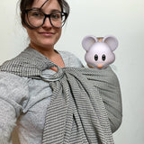 Pique Monochrome DidySling Ring Sling by Didymos Didymos at Little Zen One