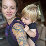 Wild Wine Bouquet Woven Wrap by LennyLamb LennyLamb at Little Zen One