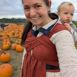 Rusty Red Toddler DidyKlick 4u Half Buckle by Didymos Didymos at Little Zen One