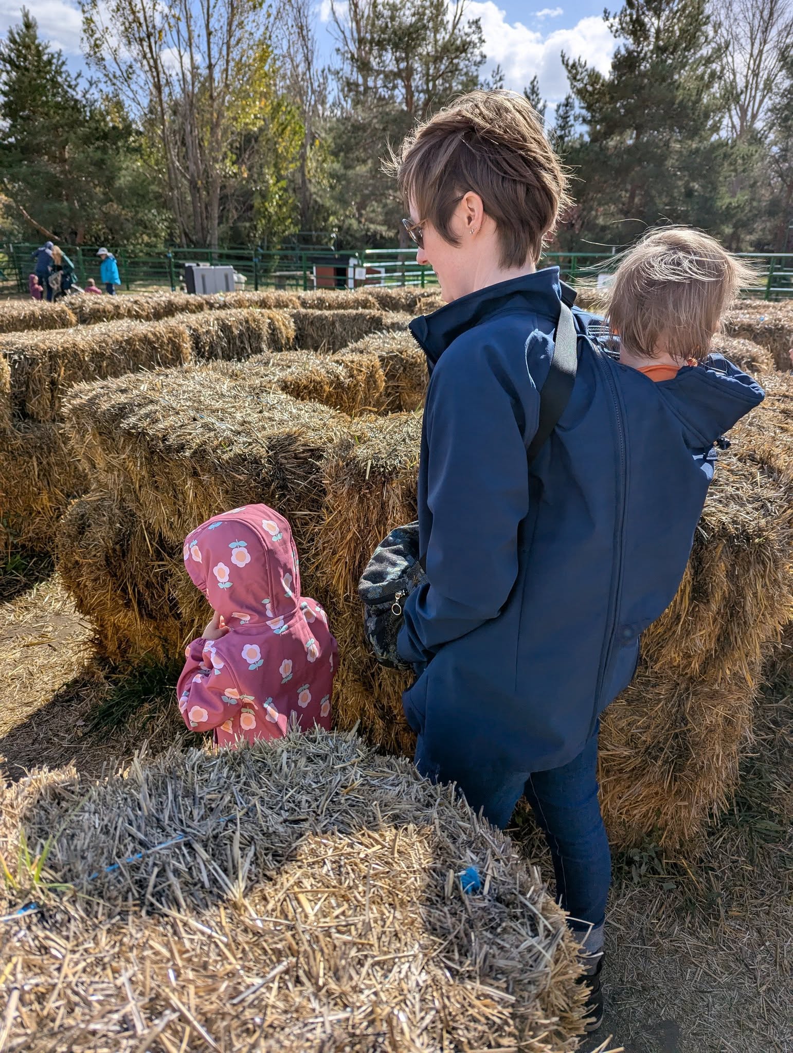 Mamalila Allrounder Navy Softshell Maternity and Babywearing Jacket Mamalila at Little Zen One