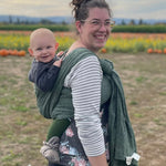 Whispering Woods linen Woven Wrap by Didymos Didymos at Little Zen One